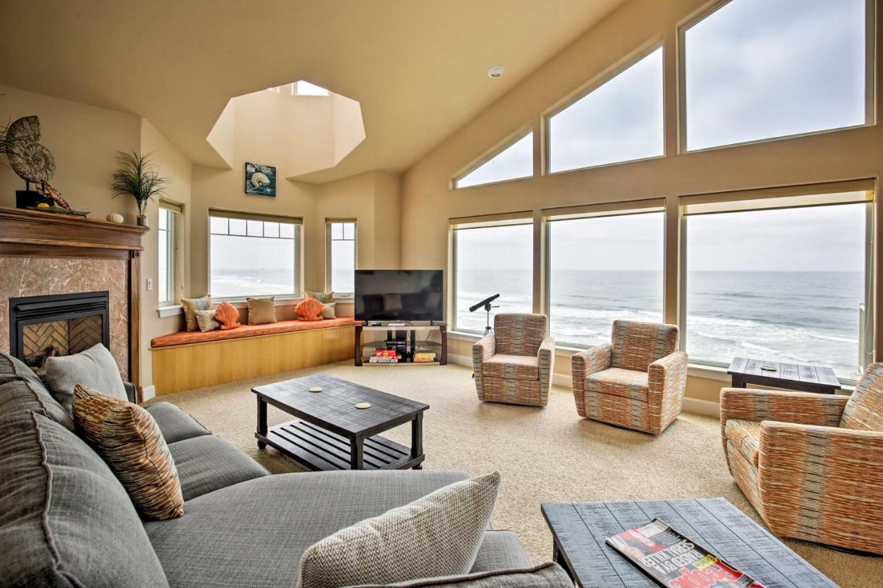 Oceanfront South Beach Home With Hot Tub And Sauna Ньюпорт Экстерьер фото
