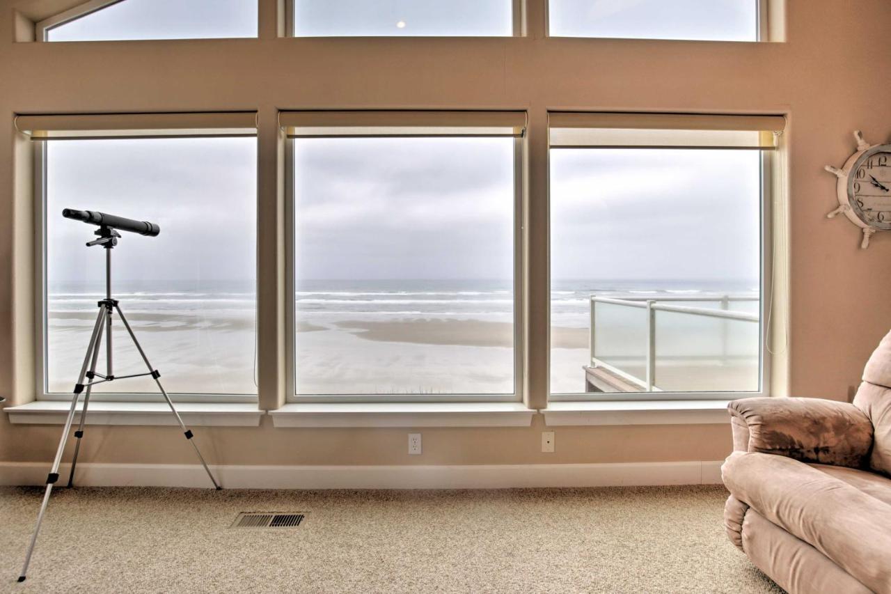 Oceanfront South Beach Home With Hot Tub And Sauna Ньюпорт Экстерьер фото